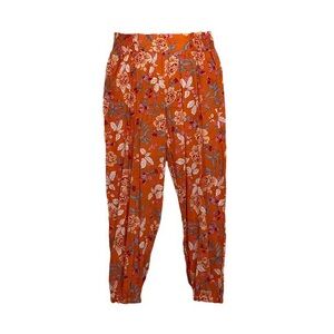 Lascana Floral Orange Women's Pants